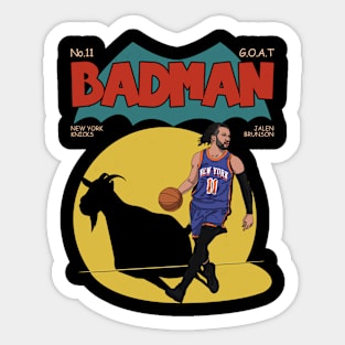 Jalen Brunson Bad Man Sticker